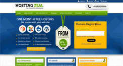 Desktop Screenshot of hostingzeal.com